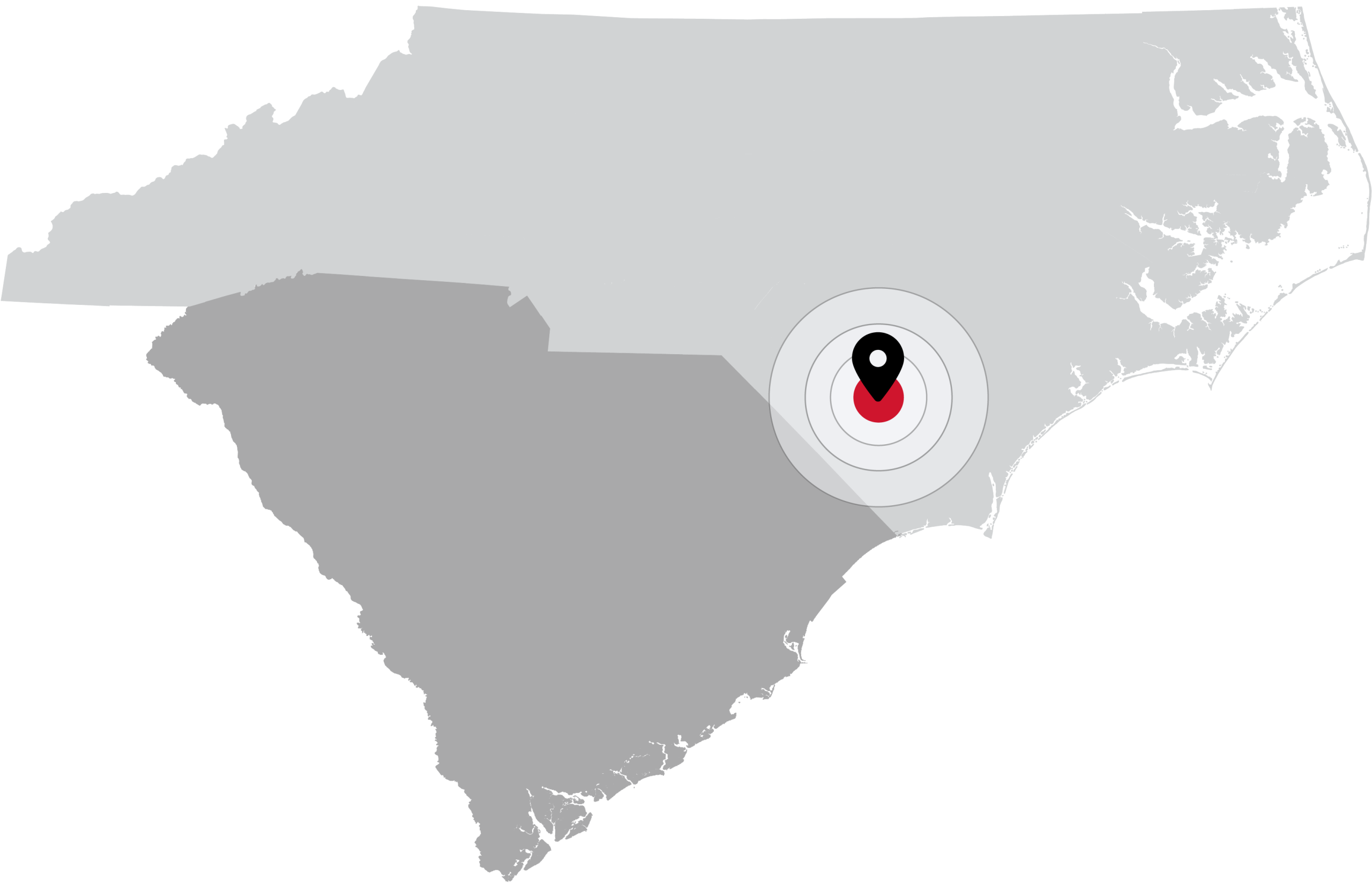 McDuffie Service Area Map