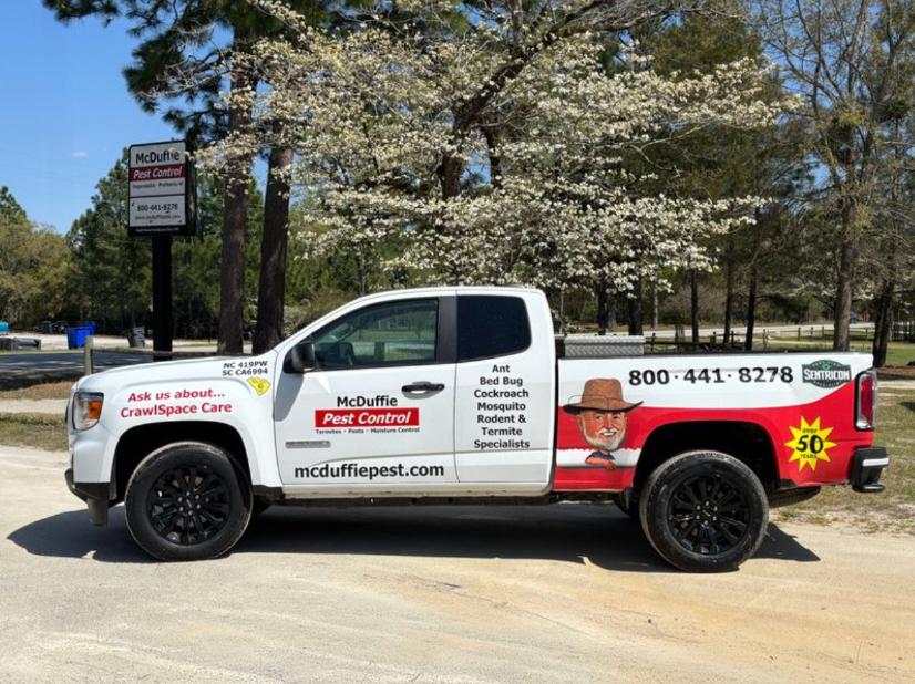 mcduffie-truck image McDuffie Pest Control Van